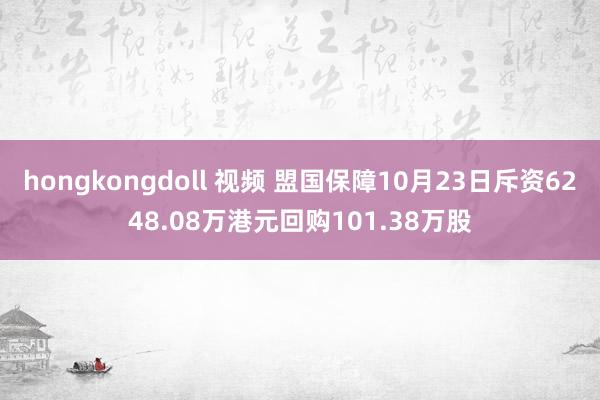 hongkongdoll 视频 盟国保障10月23日斥资6248.08万港元回购101.38万股