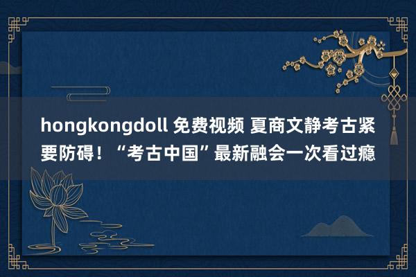 hongkongdoll 免费视频 夏商文静考古紧要防碍！“考古中国”最新融会一次看过瘾