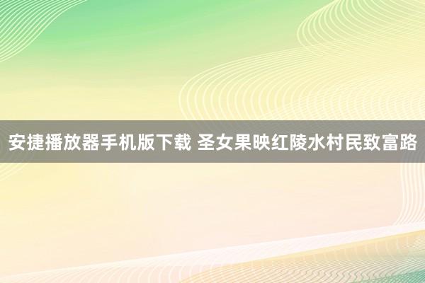 安捷播放器手机版下载 圣女果映红陵水村民致富路