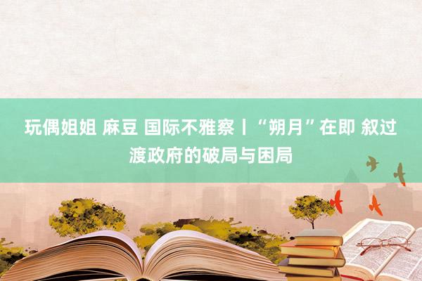 玩偶姐姐 麻豆 国际不雅察丨“朔月”在即 叙过渡政府的破局与